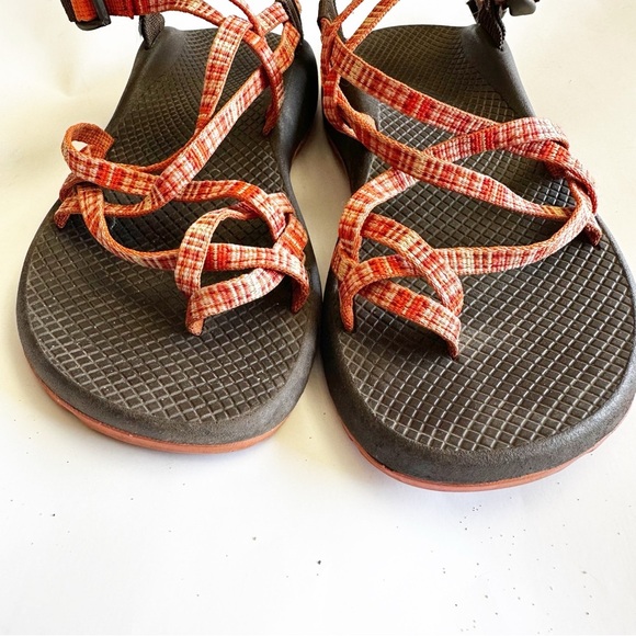 Chaco Women's Sandals Orange Straps Sports Summer Active Hiking Walking Size 9 - Picture 3 of 12